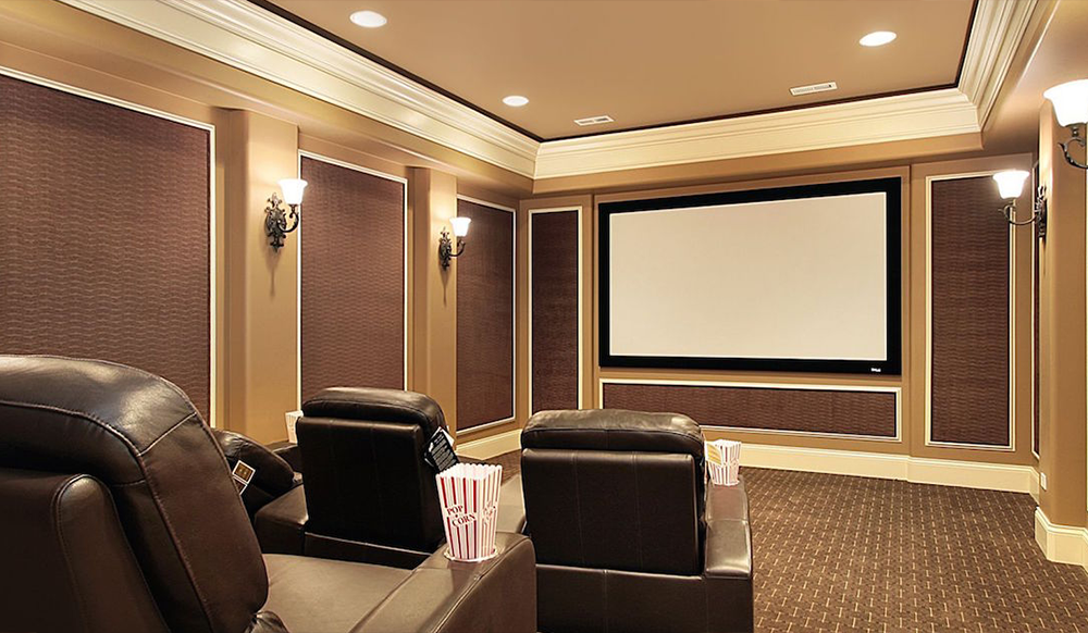 Basement Home theater Room