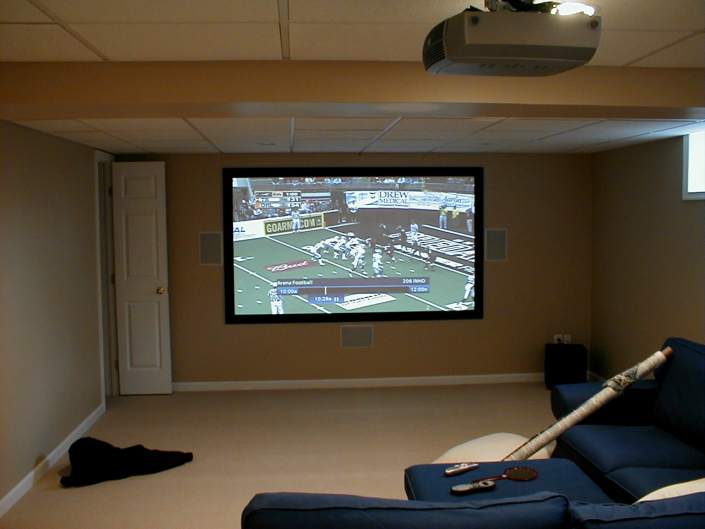 Basement Home Theater in Blue Bell, Pa