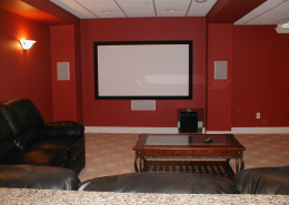Custom Home Movie Theater Room Installation