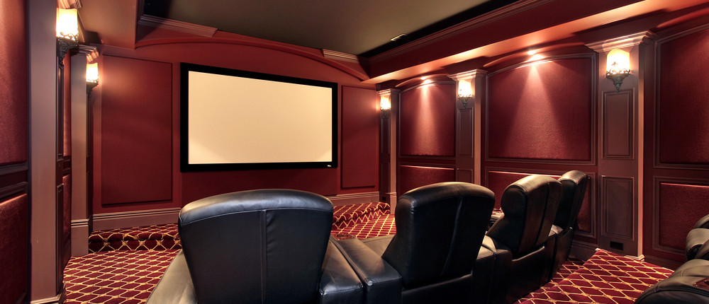 Home Theater in a Luxury Home